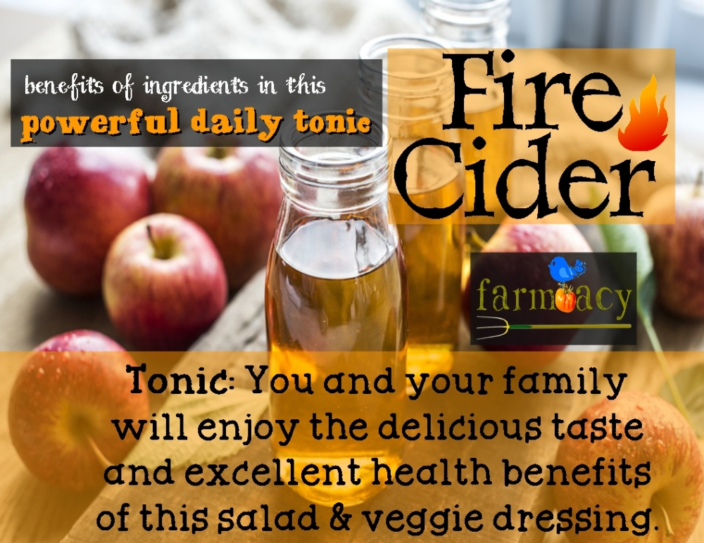 tonic fire cider ingredients